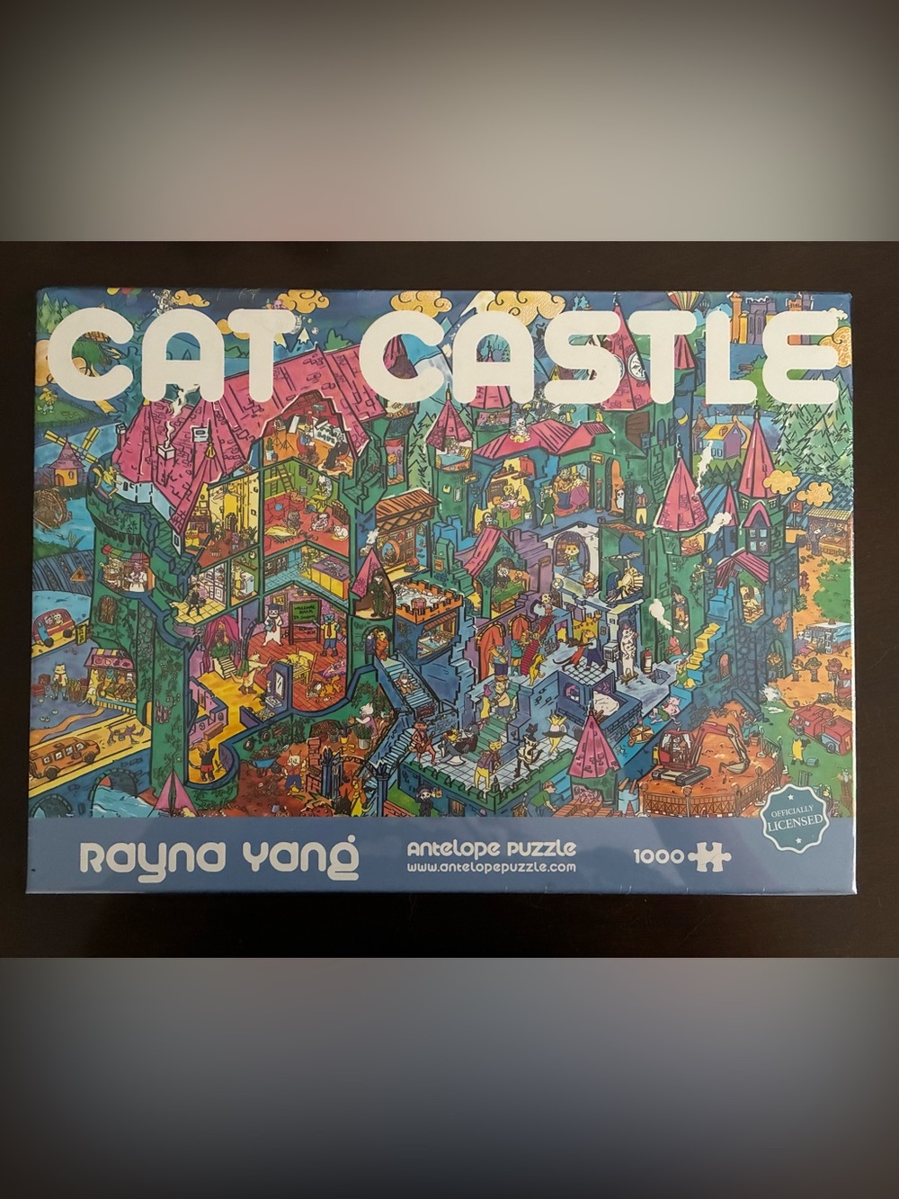 *Never Opened* Cat Castle 1000-Piece Jigsaw Puzzle - Multicolor